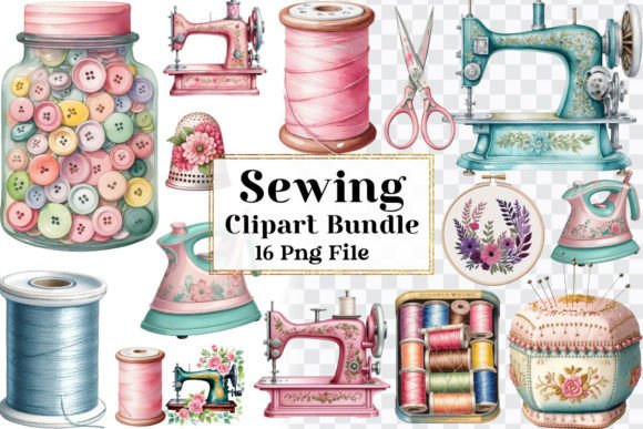 Download Sewing Clipart Bundle - Sewing Collection